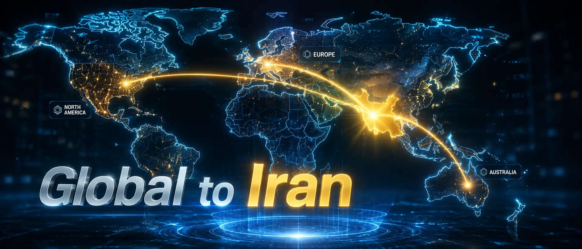 Global remittance from USA and Canada to Iran for family