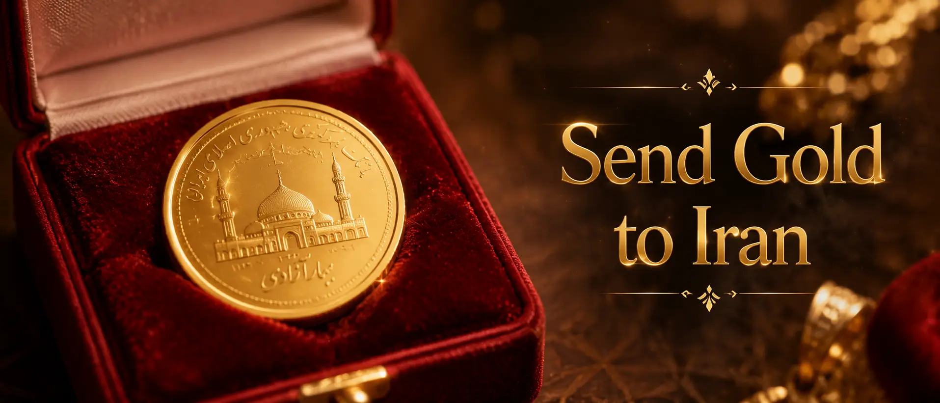 Send gold coin gift to Iran with Tether crypto